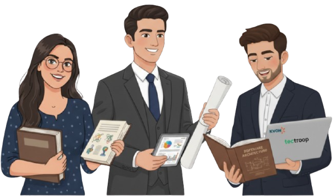 Happy student holding books